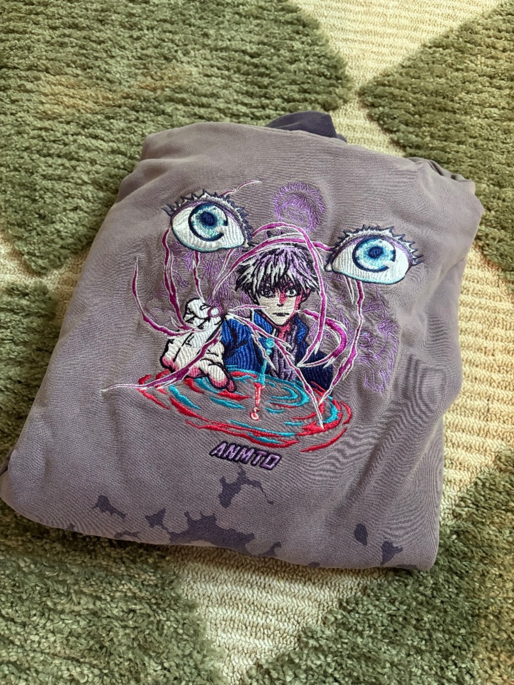 JJK Satoru Gojo embroidered hoodie Size: XL
